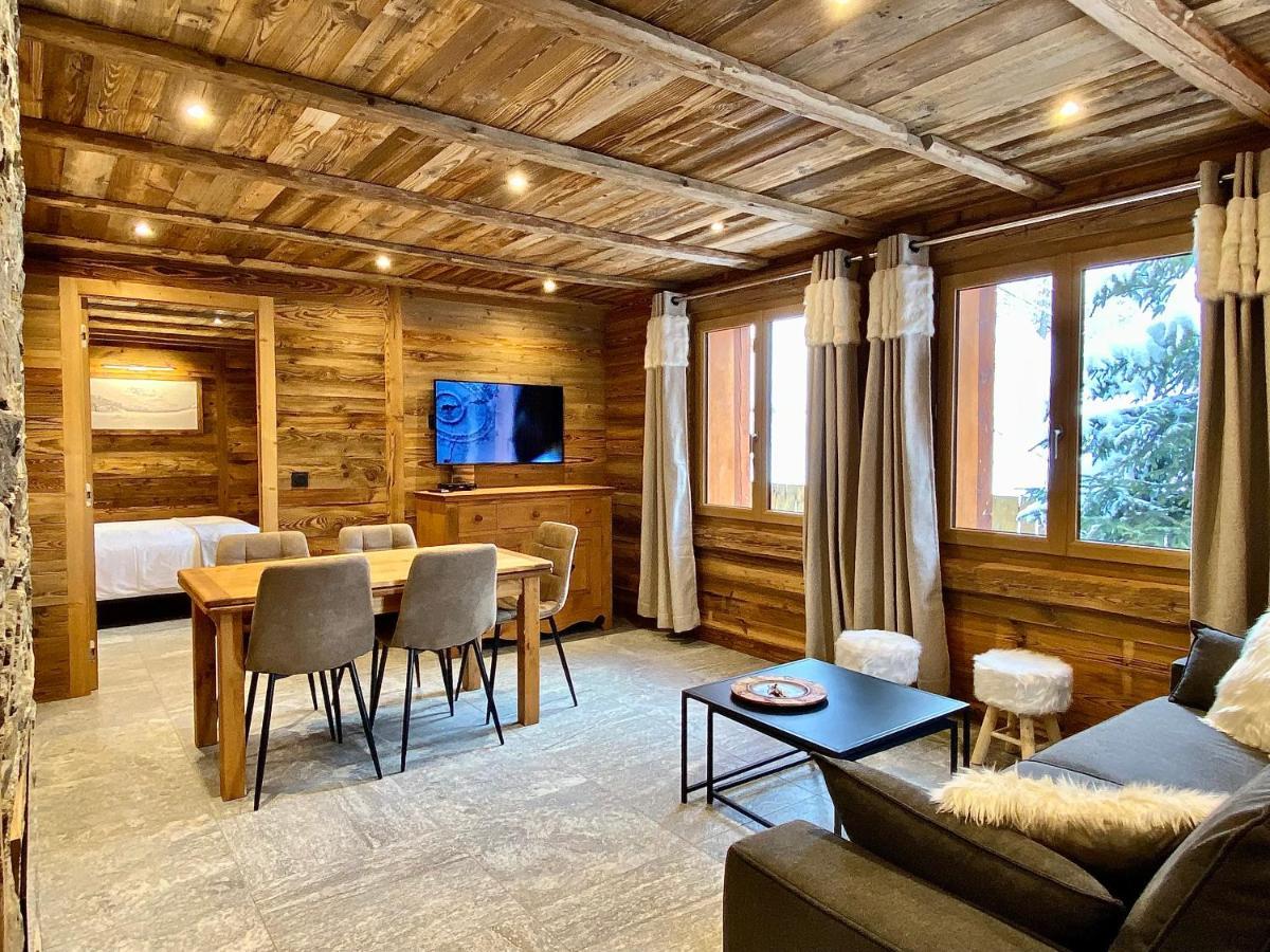 Chalet Les Cocales Residence Sejour Et Nuitees B&B - Appartement Pin Cembro Bessans Ngoại thất bức ảnh